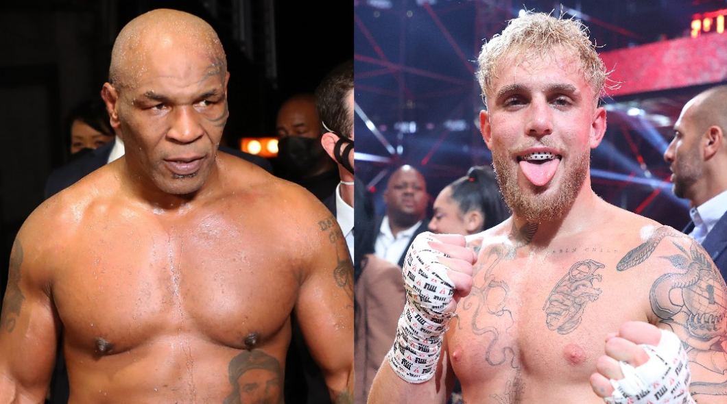 Mike Tyson and Jake Paul