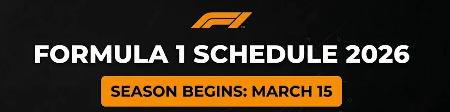 F1 schedule 2026